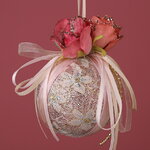 Винтажный елочный шар Палаццо Аврора 11 см