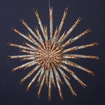 Елочная игрушка Снежинка - Girolamo Sixtus 25 см бронзовая, подвеска