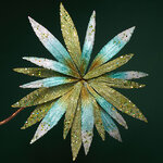 Искусственная пуансеттия Брандвайс 30 см, клипса