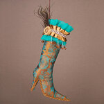 Елочная игрушка Сапожок королевы Пруссии 30 см, подвеска