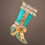 Елочная игрушка Сапожок Марии Меркати 25 см