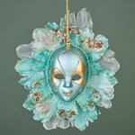 Елочная игрушка Маска Чинкве 18 см, подвеска