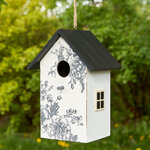 Садовое украшение Скворечник De Fleurs 22*15 см белый