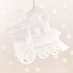 Елочная игрушка Паровозик из Сноуленда 13 см, подвеска