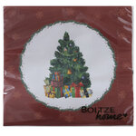 Бумажные салфетки Елочка Рисли 17*17 см, 20 шт