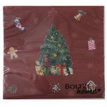 Бумажные салфетки Елочка Рипли 17*17 см, 20 шт