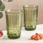 Стакан для воды Монруж 300 мл зеленый, стекло
