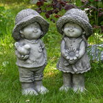 Набор садовых фигур Энни и Гектор - Floreale Pentolle 42 см, 2 шт