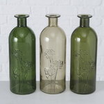 Набор стеклянных ваз Landette Botaniko 21 см, 3 шт