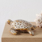 Декоративная фигурка Черепашка Шелли 8 см коричневая