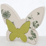 Декоративная фигурка Бабочка Аделия 18 см белая