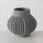 Керамическая ваза Лануарно 18 см серая