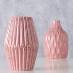 Керамическая ваза Минодора 21 см светло-розовая