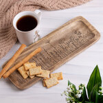 Деревянный поднос Bloma 35*13 см светлое дерево