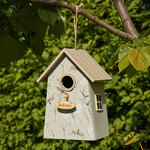 Садовое украшение Скворечник Мориньер 22*15 см серый