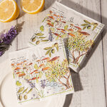 Бумажные салфетки San-Remo 17*17 см белые, 20 шт