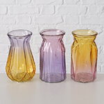 Набор стеклянных ваз Castelo Branco 15 см, 3 шт