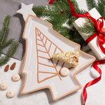 Новогодняя тарелка Елочка Кэролайн 34*26 см