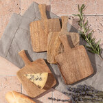 Доска для подачи закусок Либретто 15 см, 4 шт, квадратная