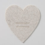 Конверты для столовых приборов Meranges - Сердце 21*20 см, 4 шт