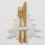 Конверты для столовых приборов Meranges - Елочка 21*20 см, 4 шт