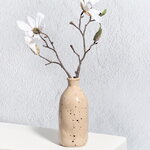 Керамическая ваза для цветов Фуэнте-Аламо 15 см бежевая