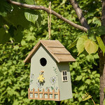 Садовое украшение Скворечник Primavera 22 см оливковый