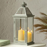 Декоративный подсвечник-фонарь Austin 49 см серый