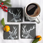 Набор подставок из сланца Moritz 11 см, 4 шт