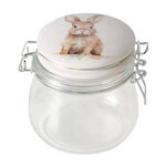 Стеклянная банка для хранения Кролик Этьен 11 см, 450 мл