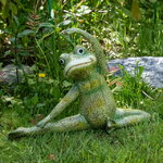 Декоративная фигурка для сада Frog Yogi 35 см