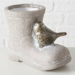 Садовое кашпо Сапожок Эрмстон - Птичка 11 см