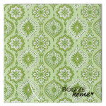 Бумажные салфетки Portofino 17*17 см зеленые, 20 шт