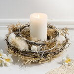 Венок для свечи на Пасху Весеннее утро 25 см