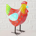 Декоративная фигурка для сада Курочка Фрейда 28 см 