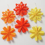 Подвесные украшения из фетра Sunny Flowers 20 см, 6 шт