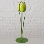 Декоративная статуэтка Тюльпан Grimsby 25 см, зеленая