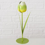 Декоративная статуэтка Тюльпан Grimsby 25 см, светло-зеленая