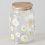 Стеклянная банка для хранения Field Chamomile 14 см