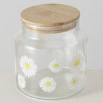 Стеклянная банка для хранения Field Chamomile 11 см