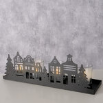 Декоративный подсвечник Домики Hiddenville 35*11 см