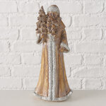 Новогодняя фигурка Дед Мороз с елочкой - Scandi Christmas 26 см