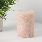 Декоративная свеча Jardin de Flores 10*7 см, розовая