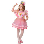 Карнавальный светящийся костюм Пироженка-мороженка, рост 134 см