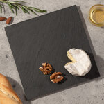 Поднос для закусок, 20*20 см, сланец