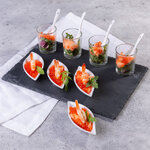 Набор для сервировки закусок с подносом Lille 31*21 см, 13 предметов