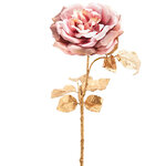 Искусственная роза Глория Деи 57 см, розовая