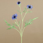 Искуcственный цветок Василек - Blu Profondo 71 см