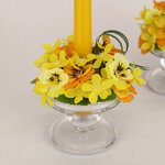 Венок для свечи Fascino Giallo 12 см