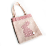Пасхальная сумочка Easter Time 21*17 см розовая
